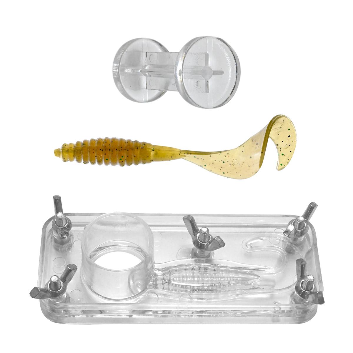 SOFT PLASTIC MOLDS WITH INJECTOR, Soft Plastic Lure Making Jann's